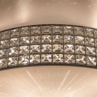 Накладной светильник Citilux Портал CL324101, 10×E14 по 60 Вт, хром/белый