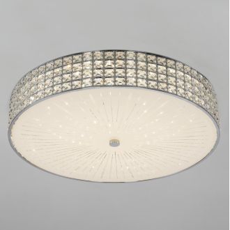 Накладная люстра Citilux Портал CL32410G1, LED 105 Вт, хром/прозрачный