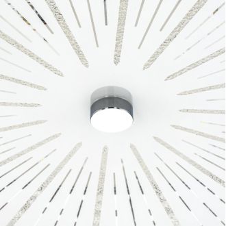 Накладная люстра Citilux Портал CL32410G1, LED 105 Вт, хром/прозрачный