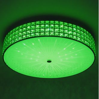 Накладная люстра Citilux Портал CL32410G1, LED 105 Вт, хром/прозрачный