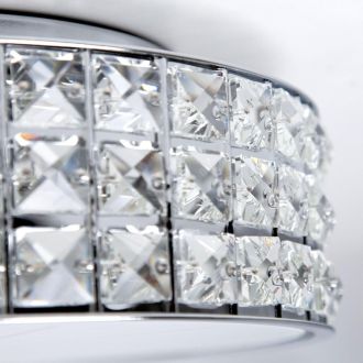 Накладной светильник Citilux Портал CL324131, 3×E14 по 60 Вт, хром/прозрачный