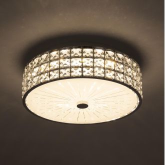 Накладная люстра Citilux Портал CL32413G1, LED 48 Вт, хром/прозрачный