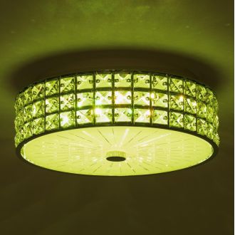 Накладная люстра Citilux Портал CL32413G1, LED 48 Вт, хром/прозрачный