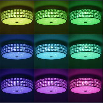 Накладная люстра Citilux Портал CL32413G1, LED 48 Вт, хром/прозрачный