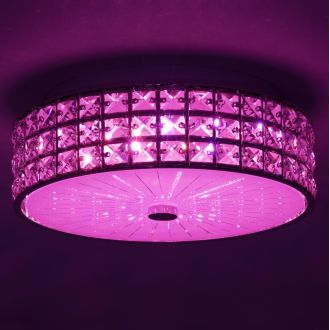 Накладная люстра Citilux Портал CL32413G1, LED 48 Вт, хром/прозрачный