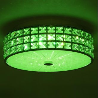 Накладная люстра Citilux Портал CL32413G1, LED 48 Вт, хром/прозрачный