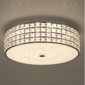 Накладная люстра Citilux Портал CL32415G1, LED 68 Вт, хром/прозрачный