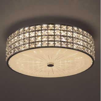 Накладная люстра Citilux Портал CL32415G1, LED 68 Вт, хром/прозрачный