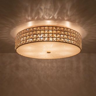Накладной светильник Citilux Портал CL324182, 8×E14 по 60 Вт, золотой/белый