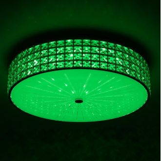 Накладная люстра Citilux Портал CL32418G1, LED 95 Вт, хром/прозрачный