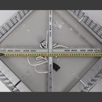 Накладной светильник Citilux Портал CL324281, 8×E14 по 60 Вт, хром/белый