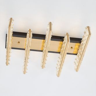 Накладная люстра Citilux Palant CL325252, LED 36 Вт, черный/прозрачный