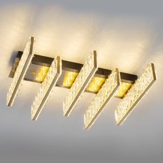 Накладная люстра Citilux Palant CL325252, LED 36 Вт, черный/прозрачный
