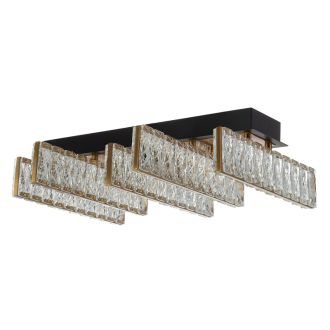 Накладная люстра Citilux Palant CL325252, LED 36 Вт, черный/прозрачный