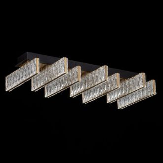 Накладная люстра Citilux Palant CL325272, LED 45 Вт, черный/прозрачный