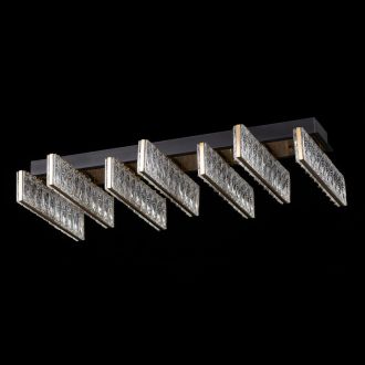 Накладная люстра Citilux Palant CL325272, LED 45 Вт, черный/прозрачный