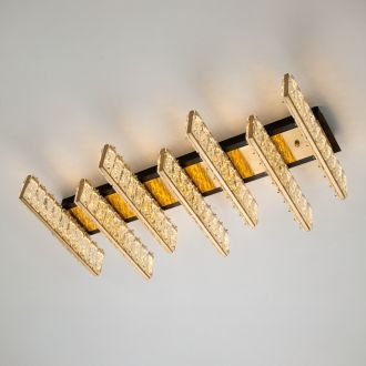 Накладная люстра Citilux Palant CL325272, LED 45 Вт, черный/прозрачный