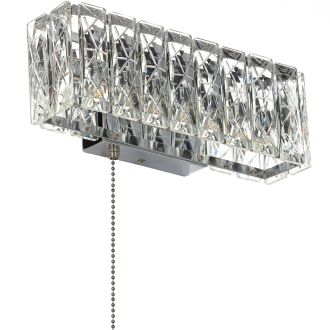 Бра Citilux Palant CL325312, LED 6 Вт, хром/прозрачный, классический стиль