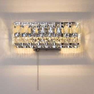 Бра Citilux Palant CL325312, LED 6 Вт, хром/прозрачный, классический стиль