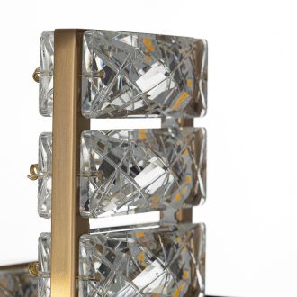 Бра Citilux Palant CL325422, LED 12 Вт, черный/прозрачный, классический стиль