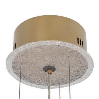 Подвесная люстра Citilux Deltoro CL327170, 6×E14 по 40 Вт, золотой/белый