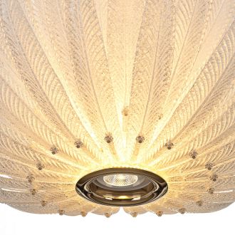 Подвесная люстра Citilux Deltoro CL327170, 6×E14 по 40 Вт, золотой/белый