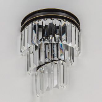 Бра Citilux Мартин CL332431, 3×E14 по 60 Вт, коричневый/прозрачный
