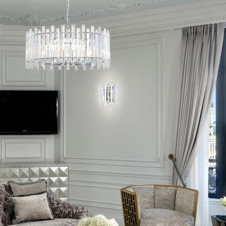 Бра Citilux Ингвар CL334321, 2×E14 по 60 Вт, хром/прозрачный
