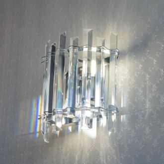 Бра Citilux Ингвар CL334321, 2×E14 по 60 Вт, хром/прозрачный