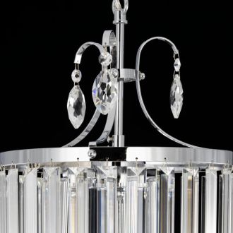Подвесной светильник Citilux Инга CL335131, 3×E14 по 60 Вт, хром/прозрачный