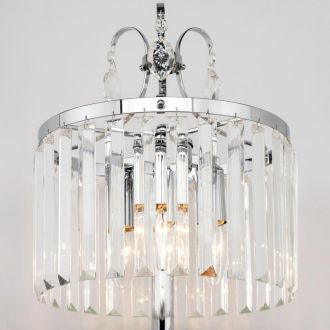 Настольная лампа Citilux Инга CL335831, 3×E14 по 60 Вт, хром/прозрачный