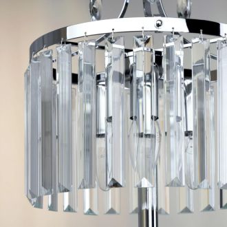 Настольная лампа Citilux Инга CL335831, 3×E14 по 60 Вт, хром/прозрачный