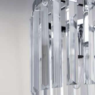 Настольная лампа Citilux Инга CL335831, 3×E14 по 60 Вт, хром/прозрачный