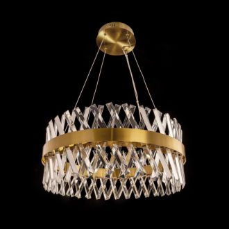 Подвесная люстра Citilux Ричард CL336063, LED 80 Вт, бронзовый/прозрачный