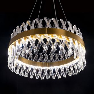 Подвесная люстра Citilux Ричард CL336063, LED 80 Вт, бронзовый/прозрачный
