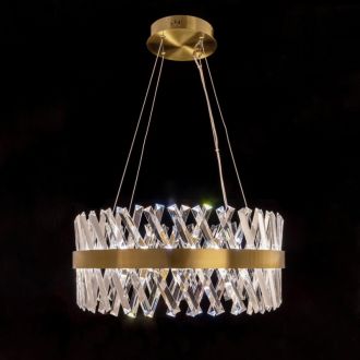 Подвесная люстра Citilux Ричард CL336063, LED 80 Вт, бронзовый/прозрачный
