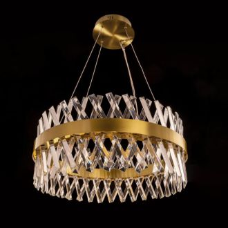 Подвесная люстра Citilux Ричард CL336063, LED 80 Вт, бронзовый/прозрачный