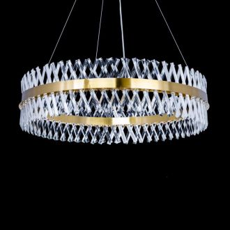 Подвесная люстра Citilux Ричард CL336103, LED 130 Вт, бронзовый/прозрачный