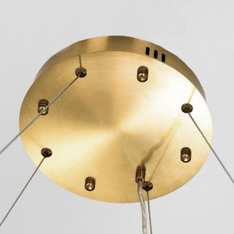 Подвесная люстра Citilux Ричард CL336103, LED 130 Вт, бронзовый/прозрачный