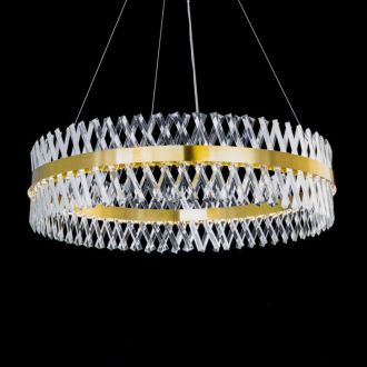 Подвесная люстра Citilux Ричард CL336103, LED 130 Вт, бронзовый/прозрачный
