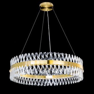 Подвесная люстра Citilux Ричард CL336103, LED 130 Вт, бронзовый/прозрачный
