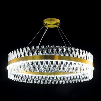 Подвесная люстра Citilux Ричард CL336103, LED 130 Вт, бронзовый/прозрачный