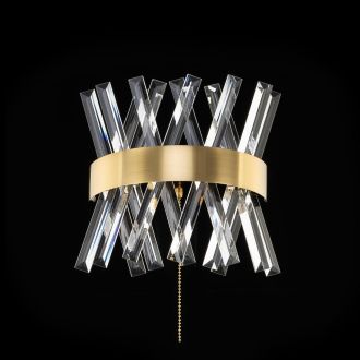 Бра Citilux Ричард CL336313, LED 14 Вт, бронзовый/прозрачный