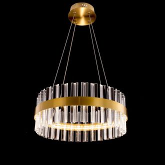 Подвесная люстра Citilux Рианна CL337043, LED 40 Вт, бронзовый/прозрачный