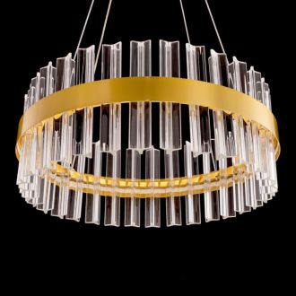 Подвесная люстра Citilux Рианна CL337043, LED 40 Вт, бронзовый/прозрачный