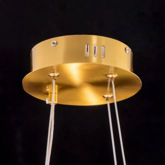 Подвесная люстра Citilux Рианна CL337043, LED 40 Вт, бронзовый/прозрачный