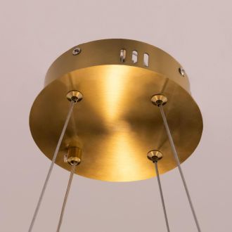 Подвесная люстра Citilux Рианна CL337043, LED 40 Вт, бронзовый/прозрачный