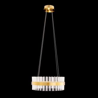 Подвесная люстра Citilux Рианна CL337043, LED 40 Вт, бронзовый/прозрачный
