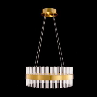 Подвесная люстра Citilux Рианна CL337043, LED 40 Вт, бронзовый/прозрачный