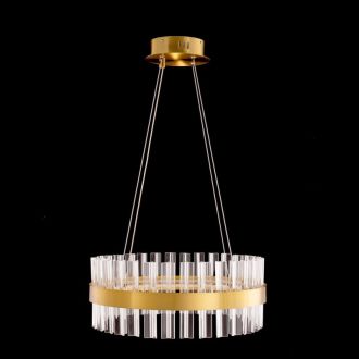 Подвесная люстра Citilux Рианна CL337043, LED 40 Вт, бронзовый/прозрачный